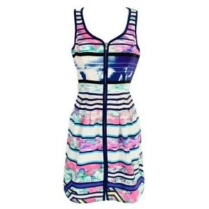 Amanda Uprichard tailored silk, lined mini dress